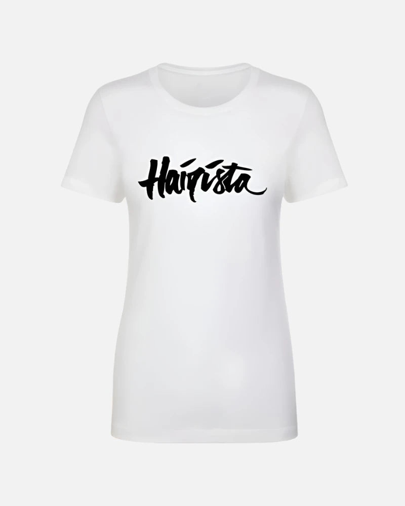 THE HAIRISTA TEE – WHITE & BLACK